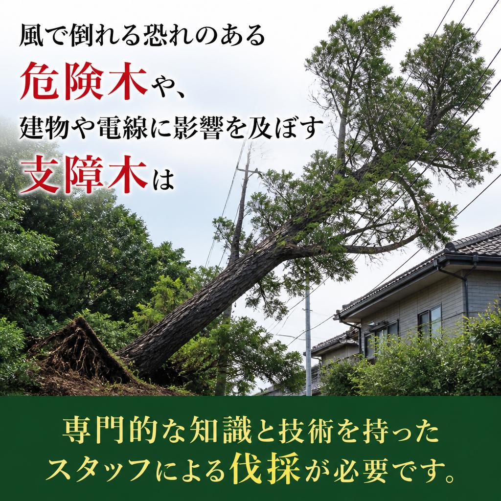 危険木・支障木の伐採
